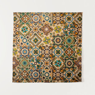 Tenture Détail des tuiles traditionnelles (azulejos) de fa