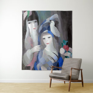 Tenture Deux dame et une colombe, Marie Laurencin