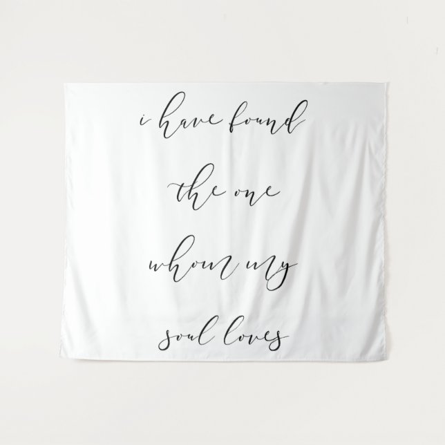 Tenture Devis de bannière de fond mariage (Devant (Horizontal))