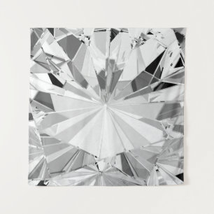 Tenture Diamant réaliste : 3D Texture Gros plan
