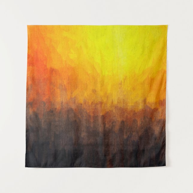 Tenture Digital structure of painting. Abstract art vintag (Devant)