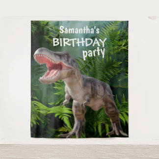 Tenture Dinosaur Fille ANNIVERSAIRE
