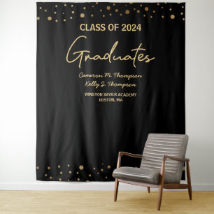 Tenture Diplômés de la promotion 2024 de Gold Class Noms p
