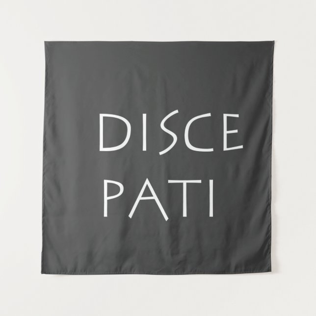 Tenture Disque patio (Devant)