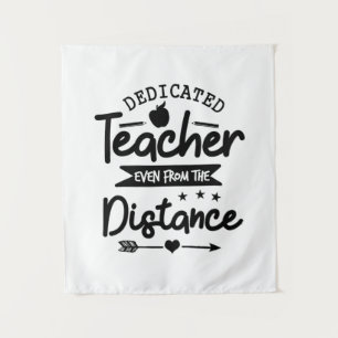 Tenture Distance de l'enseignant dédié