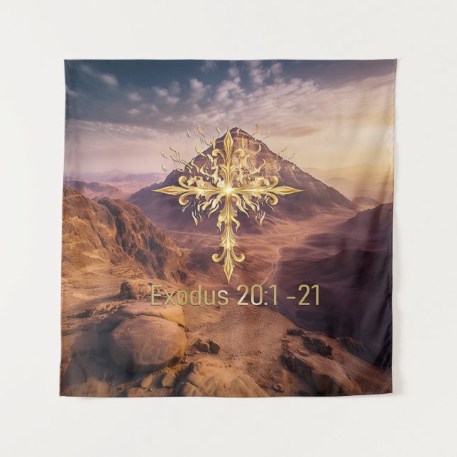 Tenture Dix commandements (Devant)