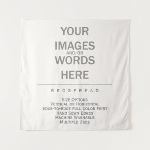 Tenture DIY - Dessus de lit 145 cm x 145 cm /