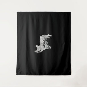 Tenture Don de chien   Fierce French Bulldog