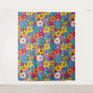 Tenture Doodle à fleurs super