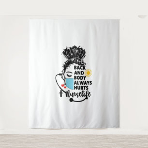 Tenture Dos Et Corps Blessent La Vie Infirmière