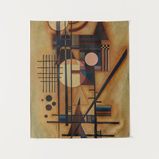 Tenture Doux et dur, 1927 par Wassily Kandinsky (Devant)