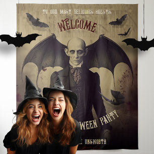 Tenture Dracula Halloween Photo Boot Arrière-plan