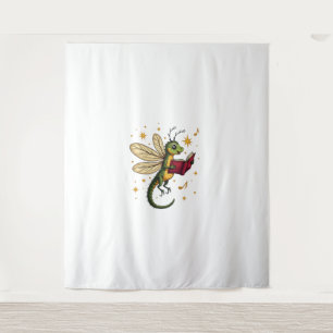 Tenture Dragonale de la couronne de Noël