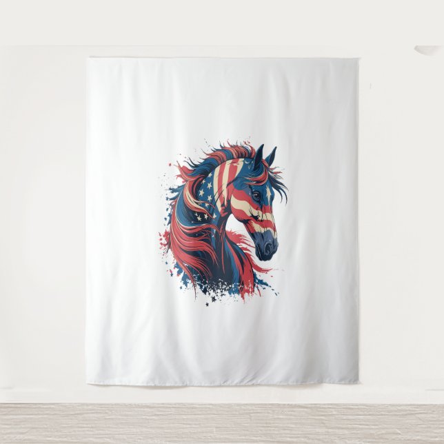 Tenture Drapeau américain (Devant)