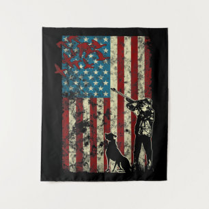 Tenture Drapeau américain patriotique en détresse