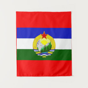Tenture Drapeau de la Cascadie socialiste