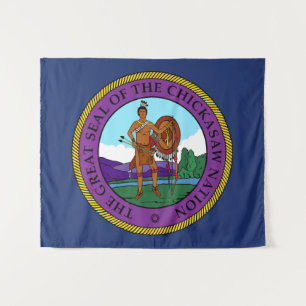 Tenture Drapeau de la nation Chickasaw