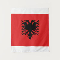 Drapeau de l'Albanie - le Flamuri Kombëtar -