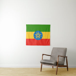 Tenture Drapeau de l'Éthiopie