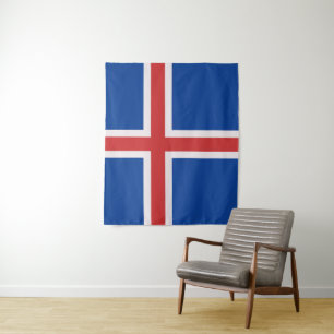 Tenture Drapeau de l'Islande