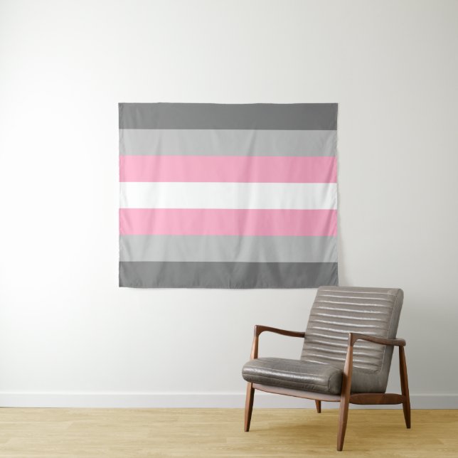 Tenture Drapeau Demigirl 50 x 60 (En situation (horizontale))
