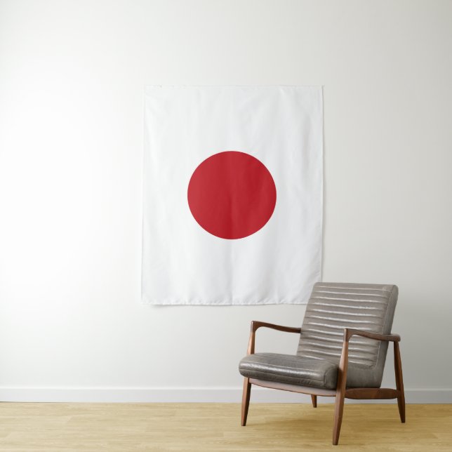 Tenture Drapeau du Japon (En situation)