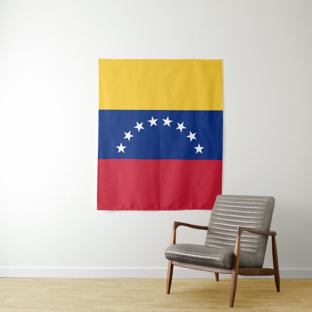 Tenture Drapeau du Venezuela (En situation)