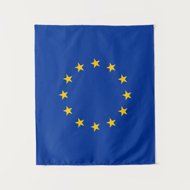 Tenture Drapeau d'Union européenne d'E. - (Devant)