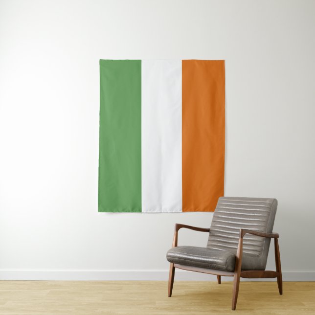 Tenture Drapeau irlandais (En situation)