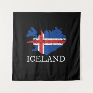 Tenture Drapeau Islande