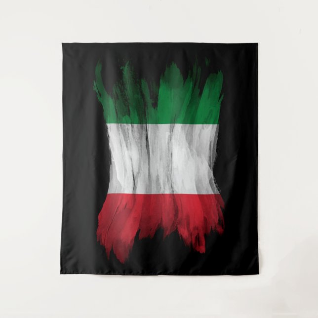 Tenture Drapeau italien bracelet, drapeau national (Devant)