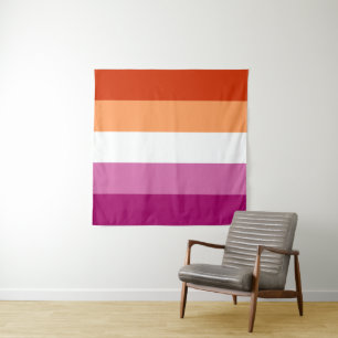 Tenture Drapeau lesbien 57 x 57