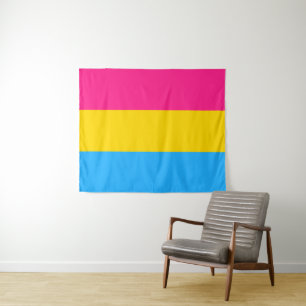 Tenture Drapeau pansexuel 127 x 152 cm