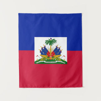 Tenture Drapeau patriotique haïtien mural