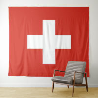 Drapeau Suisse - croix blanche