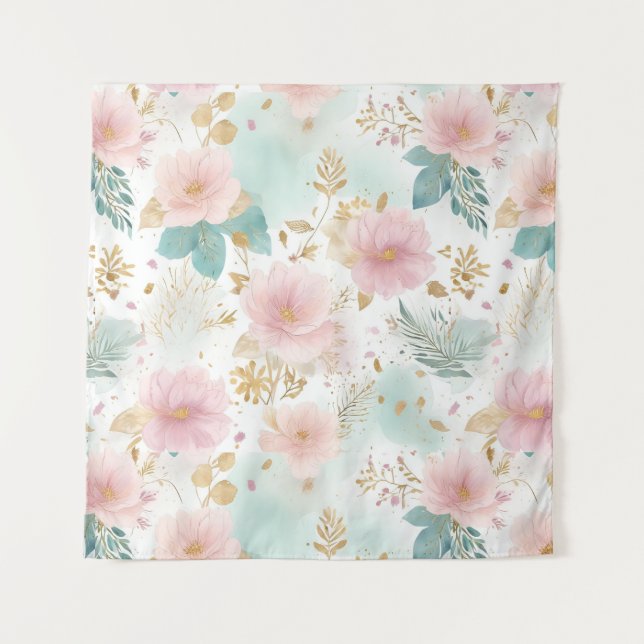 Tenture Dreamy Pastel Wall Art Woman (Devant)