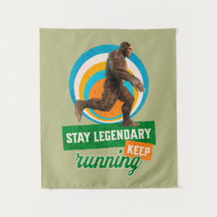 Tenture Drôle de motivation de course de Bigfoot