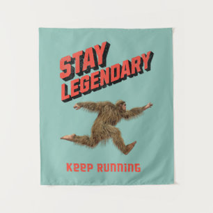 Tenture Drôle de motivation de course de Bigfoot