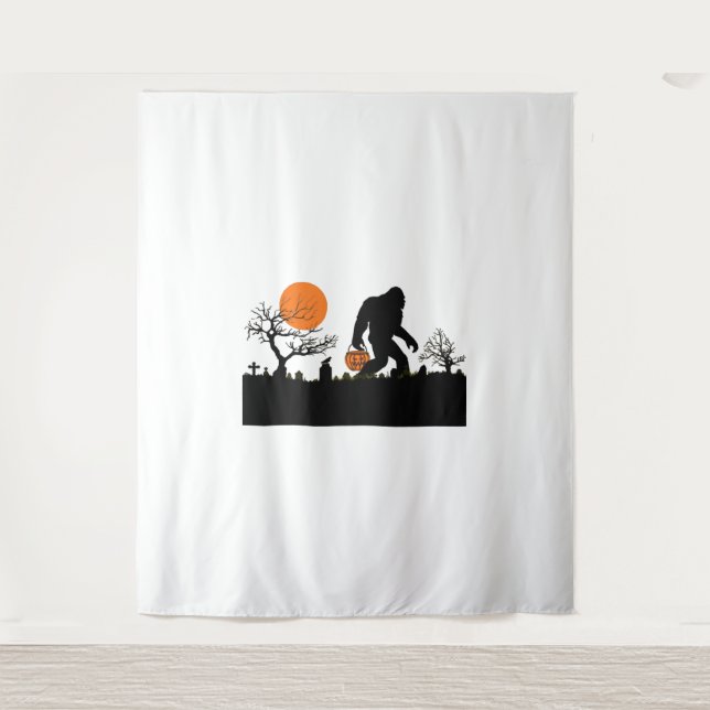 Tenture Drôle Sasquatch Bigfoot Halloween T-shirt costume (Devant)