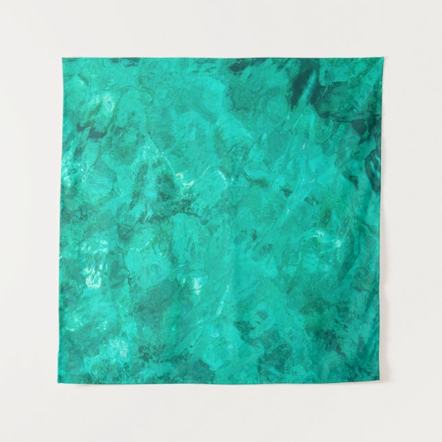 Tenture Eau bleu mer vague turquoise arrière - plan liquid (Devant)