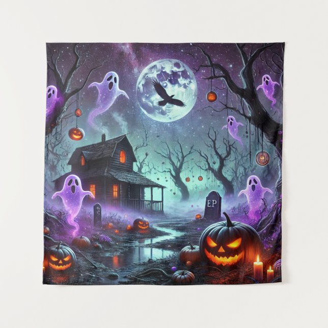 Tenture Échos de l'Hollow (Devant)