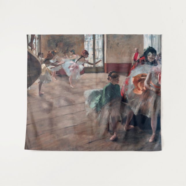 Tenture Edgar Degas - La répétition (Devant (Horizontal))