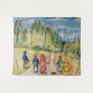 Tenture Edvard Munch - La forêt Fairytale