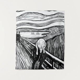 Tenture Edvard Munch - La lithographie de cri