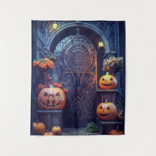 Tenture Éffrayant Haunween Porte secrète Halloween