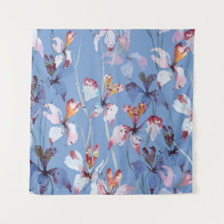Tenture Elégance de l'orchidée sauvage : Aquarelle de luxe