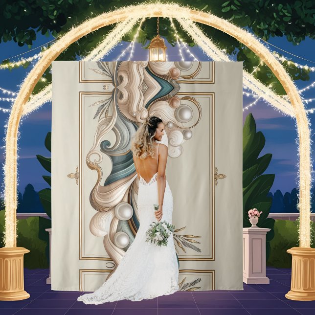 Tenture Elégance minimaliste de la côte des perles (Créateur téléchargé)