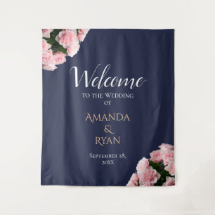 Tenture Elégant Bouquet Roses Roses Roses Rose Mariage Flo