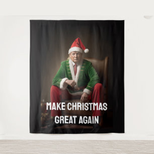 Tenture Elf de Noël Donald Trump