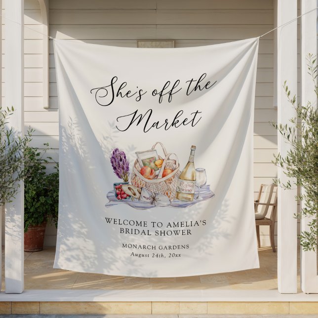 Tenture Elle n'est plus sur le marché - Bienvenue à la fêt (Créateur téléchargé)